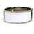 Click Clack Bangle Armband von Hermès Silber Weiß  - Ansicht 2