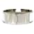Click Clack Bangle Armband von Hermès Silber Weiß  - Ansicht 3
