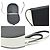 Borsa a spalla in pelle Loewe nera e bianca Nero Bianco - vista 3