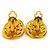 Orecchini a clip in metallo dorato Chanel Coco Mark D'oro - Ansicht 3