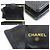 Billetera bifold de piel de ternera granulada negra Chanel Negro - vista 4