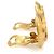 Orecchini in metallo dorato Chanel Coco Mark D'oro - vista 2