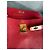 Hermès Kelly 35 in pelle Togo vermiglio con finiture oro - vista 17