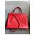 Hermès Kelly 35 in pelle Togo vermiglio con finiture oro - vista 6