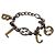 Bracciale charm del progetto Hacker Gucci Balenciaga Argento D'oro