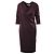 Vestido Burdeos Jil Sander