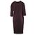 Vestido Burdeos Jil Sander - vista 3