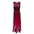 Vestido midi sin mangas de jersey elástico ombré Sangria de Prabal Gurung Púrpura