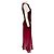 Vestido midi sin mangas de jersey elástico ombré Sangria de Prabal Gurung Púrpura - vista 2