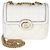 Bolsa mini Deco em couro de bezerro acolchoado branco Gucci
