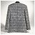 Chanel 22S Runway Sequin CC Logo Black and White Jacket FR 40 - view 6