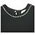 Autre Marque N°21 23S-G061-5336 Top in Acetato e Rayon Nero - vista 5