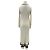 Tommy Hilfiger Cremfarbene gerippte Maxikleid Beige - Ansicht 2