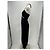 Autre Marque Schwarzes langes Bustierkleid mit Nackenband - Ansicht 4