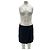 Anine Bing Mini falda negra de lino Negro