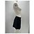 Anine Bing Mini falda negra de lino Negro - vista 3