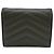 Billetera tri-fold V-Stitch gris Saint Laurent Castaño - vista 2