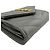 Billetera tri-fold V-Stitch gris Saint Laurent Castaño - vista 5