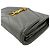 Billetera tri-fold V-Stitch gris Saint Laurent Castaño - vista 6