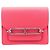 Billetera bifold de cuero Lauris de Hermès en rosa