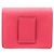 Billetera bifold de cuero Lauris de Hermès en rosa - vista 2