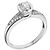 Bulgari Incontro d’Amore Diamantring aus Platin Größe 54 Silber