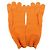 Warme Cashmere-Handschuhe von Hermès Orange - Ansicht 2