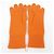 Warme Cashmere-Handschuhe von Hermès Orange - Ansicht 6