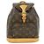 Louis Vuitton Monogram Mini Montsouris Rucksack Braun