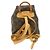 Louis Vuitton Monogram Mini Montsouris Rucksack Braun - vista 2