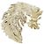 Bracciale in cristallo dorato Chanel ABF704 D'oro - vista 3