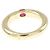 Anello Ellipse Cartier in oro giallo 18K e rubino - vista 3