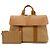 Hermès Borsa tote Hermes Valparaiso MM Marrone - vista 2