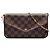 Pochette Félicie Pochette Felicie Damier Ebene Marrone Louis Vuitton
