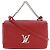 Twist Louis Vuitton Borsa Lockme II BB in pelle rossa Rosso