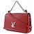 Twist Louis Vuitton Borsa Lockme II BB in pelle rossa Rosso - vista 2