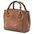 Bamboo Borsa mini in suede marrone Gucci con bambù - vista 2