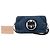 Pochette da polso in denim blu con logo ricamato Miu Miu - vista 7