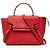 Céline Belt bag in pelle di vitello micrograna rossa Celine Rosso