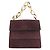 Salvatore Ferragamo Bolso de cadena de ante marrón Ferragamo Castaño Marrón oscuro