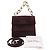 Salvatore Ferragamo Bolso de cadena de ante marrón Ferragamo Castaño Marrón oscuro - vista 10