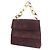 Salvatore Ferragamo Bolso de cadena de ante marrón Ferragamo Castaño Marrón oscuro - vista 3