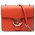 Gucci Arancione Piccolo Dollar in Pelle di Vitello Interlocking G Crossbody