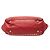 Borsa trapezoidale media in pelle rossa Rockstud di Valentino Rosso - vista 3