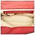 Borsa trapezoidale media in pelle rossa Rockstud di Valentino Rosso - vista 4