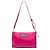 Prada Pink Tessuto Studded Etiquette Schultertasche
