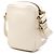 Gucci Mini Crossbody in Pelle Grana Bianca con Logo Bianco - vista 2