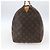Borsa Keepall Louis Vuitton in tela Monogram 45 Marrone - vista 3