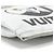 Slender Bolso tote vertical plano con logo Monogram Louis Vuitton Blanco - vista 3