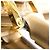 Borsa in pelle dorata Loewe D'oro - vista 7